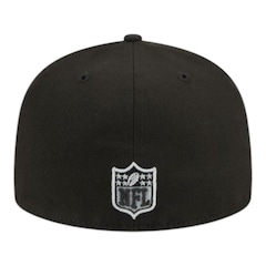 Boné Adulto New Era 5950 Las Vegas Raiders Aba Reta - Foto 4
