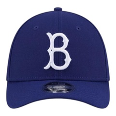 Boné Adulto New Era 3930mc Brooklyn Dodgers Poly Aba Curva - Foto 1