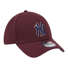 Boné Adulto New Era 3930 Navy New York Yankees Aba Curva - Foto 3