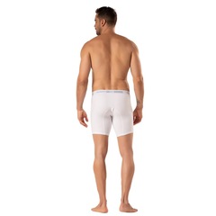 Cueca Boxer Malhas Keeper Microfibra Long Leg - Foto 3