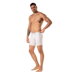 Cueca Boxer Malhas Keeper Microfibra Long Leg - Foto 4