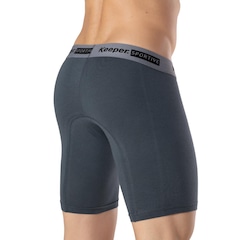 Cueca Boxer Malhas Keeper Microfibra Long Leg - Foto 5
