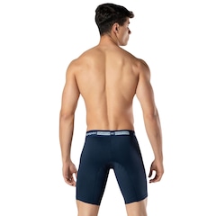 Cueca Boxer Malhas Keeper Microfibra Long Leg - Foto 1
