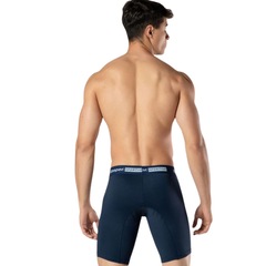 Cueca Boxer Malhas Keeper Microfibra Long Leg - Foto 2