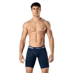 Cueca Boxer Malhas Keeper Microfibra Long Leg - Foto 3