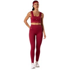 Calça Legging Malhas Keeper Canelada sem Costura Feminina - Foto 2