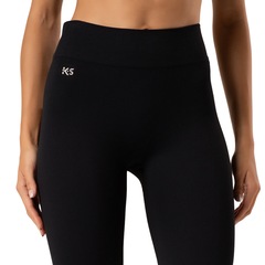 Calça Legging Malhas Keeper Canelada sem Costura Feminina - Foto 4