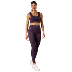 Calça Legging Malhas Keeper Canelada sem Costura Feminina - Foto 2