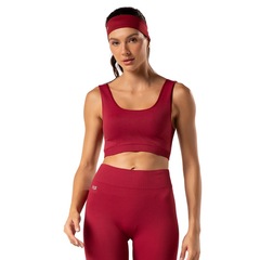 Top Malhas Keeper Cavado Liso sem Costura Feminino - Foto 1