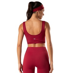 Top Malhas Keeper Cavado Liso sem Costura Feminino - Foto 4