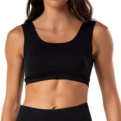 Top Malhas Keeper Cavado Liso sem Costura Feminino - Foto 3