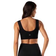Top Malhas Keeper Cavado Liso sem Costura Feminino - Foto 4