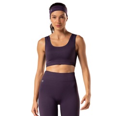 Top Malhas Keeper Cavado Liso sem Costura Feminino - Foto 1