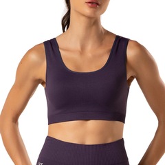 Top Malhas Keeper Cavado Liso sem Costura Feminino - Foto 3