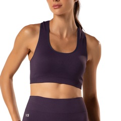 Top Nadador Malhas Keeper Keep Liso sem Costura - Feminino - Foto 2