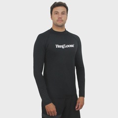 Camiseta para Surf Masculina Hang Loose Typo Black - Foto 3