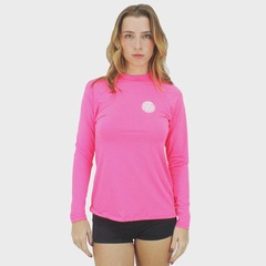 Camiseta de Lycra Rip Curl Icons Surf Uv Watermelon - Feminina - Foto 1