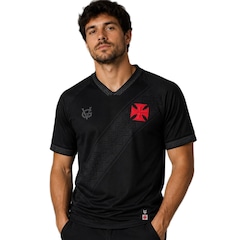 Camisa do Vasco da Gama VG Resistência Black - Masculina - Foto 2