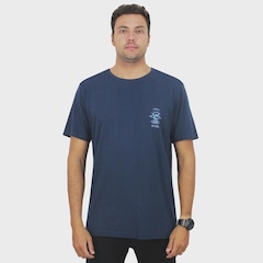 Camiseta Rip Curl Search Icon Outline Dark Navy - Masculina - Foto 1