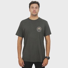 Camiseta Billabong Rockies I Dark Brown - Masculina - Foto 1