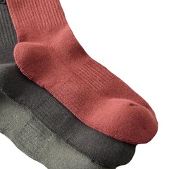 Kit 3 Pares de Meia Cano Médio Rip Curl Wetty Crew Sock WT26 - Unissex - Foto 4
