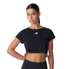 Camiseta Cropped New Balance Fast Days -  Feminina - Foto 1