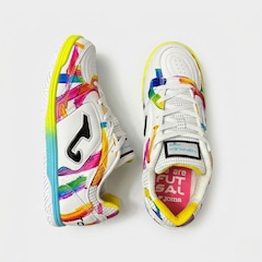 Chuteira de Futsal Infantil Joma Top Flex Graffiti - Foto 3