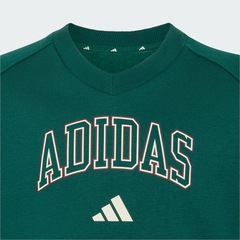 Blusão de Moletom adidas Seasonals Collegiate Typography Infantil - Foto 4