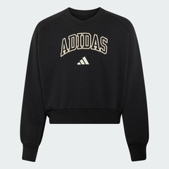 Blusão de Moletom adidas Seasonals Collegiate Typography Infantil - Foto 2