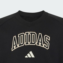 Blusão de Moletom adidas Seasonals Collegiate Typography Infantil - Foto 6