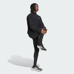 Blusão de Moletom Fleece Zíper Meia Altura adi365 Running Essentials Winterised adidas Masculino - Foto 4