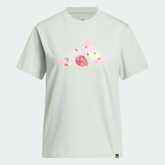 Camiseta adidas Logo Floral Feminina - Foto 2