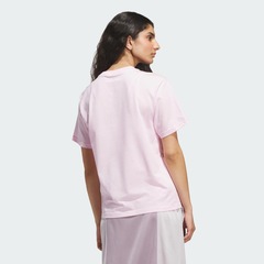 Camiseta adidas Logo Floral Feminina - Foto 3