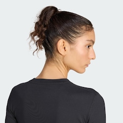 Blusa cropped de manga longa Hyperglam adidas Feminina - Foto 5