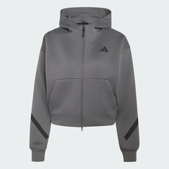 Blusão de Moletom Cropped Zíper adidas Z.N.E. adidas Feminino - Foto 2