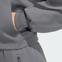 Blusão de Moletom Cropped Zíper adidas Z.N.E. adidas Feminino - Foto 6