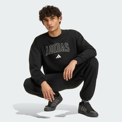 Blusão de Moletom Adidas M COLL FT CRW Masculino - Foto 4