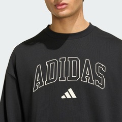 Blusão de Moletom Adidas M COLL FT CRW Masculino - Foto 5