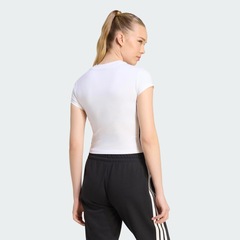 Camiseta adidas Essentials Três Listras Slim Feminino - Foto 3