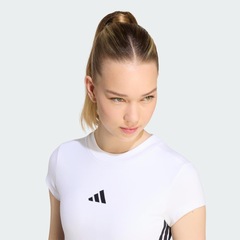 Camiseta adidas Essentials Três Listras Slim Feminino - Foto 5