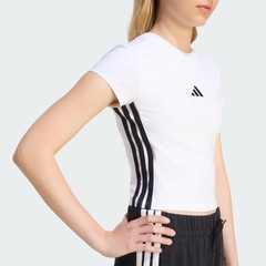 Camiseta adidas Essentials Três Listras Slim Feminino - Foto 6