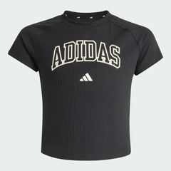 Camiseta adidas Sport Seasonals Collegiate Typography Infantil - Foto 2