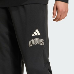 Calça Moletinho Barra Punho adidas Seasonal Essentials Collegiate Masculina - Foto 5