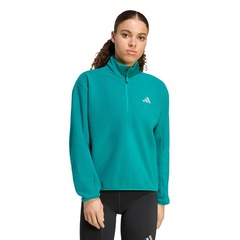 Jaqueta Térmica adidas Meio fecho de zíper ADI365 Running Essentials Feminina - Foto 1