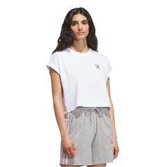 Camiseta adidas Three Flowers Feminina - Foto 1