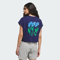 Camiseta adidas Three Flowers Feminina - Foto 3