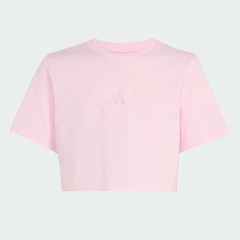 Blusa Cropped adidas com Bordado de Cetim Feminina - Foto 2