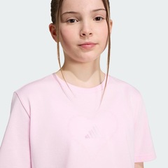 Blusa Cropped adidas com Bordado de Cetim Feminina - Foto 5