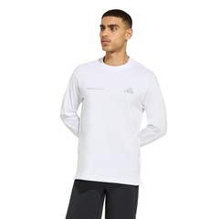 Camiseta adidas Manga Longa adi365 Running Community Culture Unissex - Foto 1