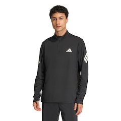 Blusão com Meio Fecho de Zíper adi365 Iconic adidas Masculino - Foto 1